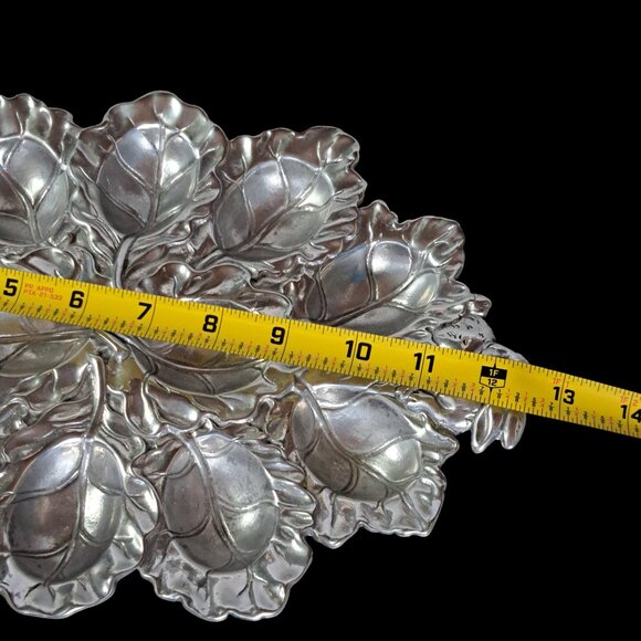 Arthur Court 2003 Egg Holder Bunny & Cabbage Leaf Devlled Egg Holder Easter Vtg - Picture 12 of 13